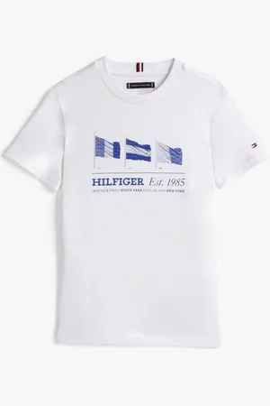 Tommy Hilfiger Regular Fit 100% Cotton T-Shirt With Waving Flag5 lat (110 cm)