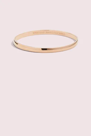 Kate Spade Rose Gold Tone Idiom BangleJeden