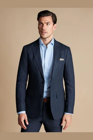 Charles Tyrwhitt Marynarka w 100% z lnu o dopasowanym kroju44 R