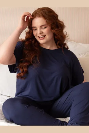 Cyberjammies Alpes Jersey Capslv Slouch Top & Pyjama Set46