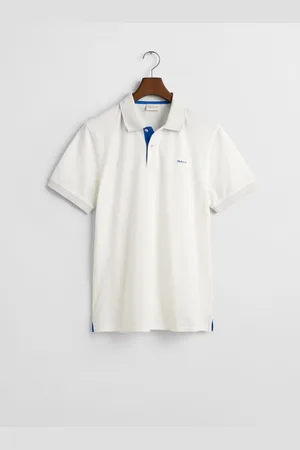 GANT Regular-Fit Short Sleeve Contrast Pique Polo ShirtM