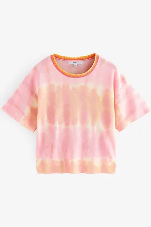 Next Short Sleeve Crew Neck T-Shirt With LinenM, dla wysokich