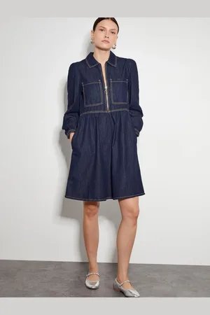 Monsoon Adeena Denim Mini 100% Cotton Shirt DressXXL