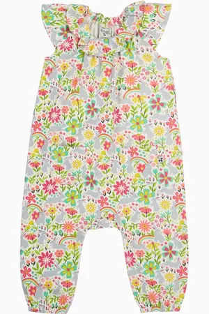Frugi White Easter Bunny Playsuit5662 cm