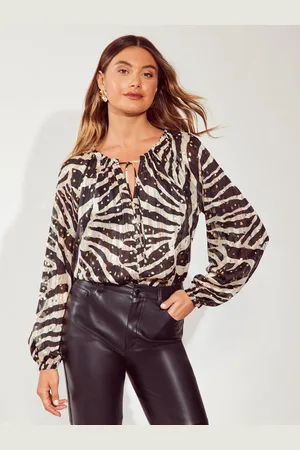 Friends Like These Long Sleeve Button Front Foil ShirtEU 42 (UK 14)
