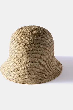 mint&berry Raffia Bucket HatJeden