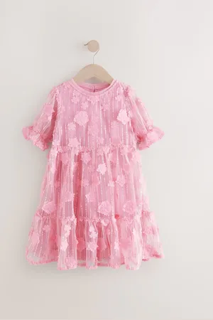 Next Mesh Flower Sequin Party Dress (3-16yrs)4 lat (104 cm)