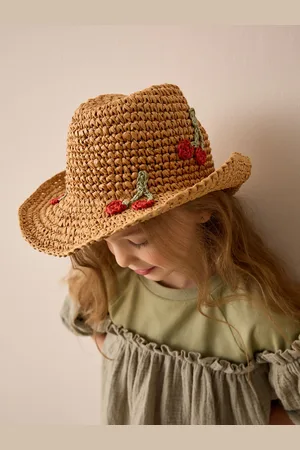 Next Crochet Cherry Fedora Hat (3-13yrs)110116 cm