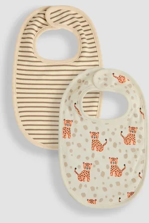 JoJo Maman Bébé Print Bibs 2 PackJeden
