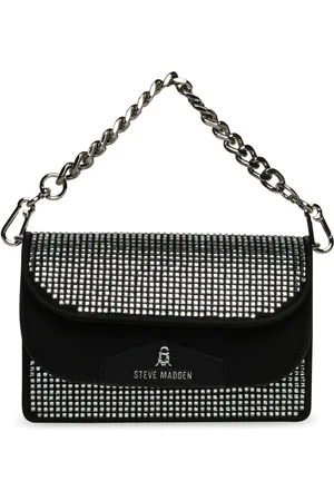 Steve Madden Baliza Rhinestone Cross-Body Black BagJeden