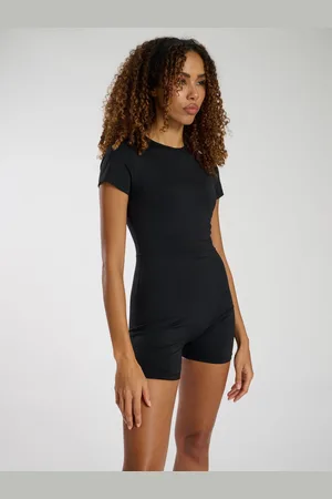 South Beach Cap Sleeved Unitard PlaysuitS