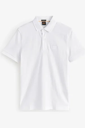 HUGO BOSS Passertip Logo Patch Slim Fit Pique Polo Shirt3XL