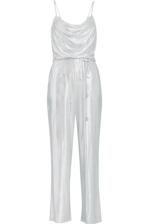 Gina Bacconi Metallic Martina Foil Jumpsuit36