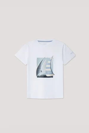Hackett Classic Fit Sailboat T-Shirt166168 cm