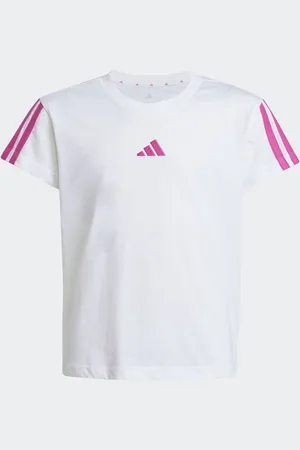 adidas 3 Stripe Essentials 100% Cotton T-Shirt158164 cm