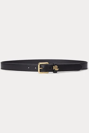Ralph Lauren Smooth Leather Keeper Logo BeltL