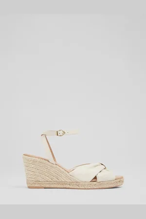 LK Bennett Angela Suede Espadrille SandalsEU 39 (UK 6)