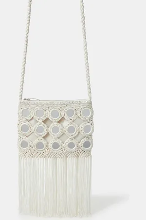 Accessorize Mirror Fringe Cross-Body BagJeden