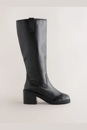 Next Forever Comfort Square Toe Chunky Knee High BootsEU 43 (UK 9) W