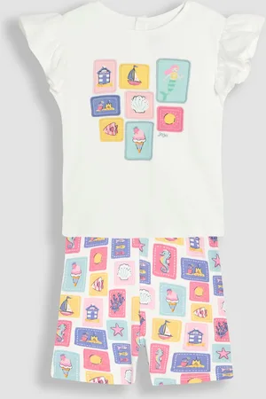 JoJo Maman Bébé Appliqué T-Shirt & Shorts Set 2 Piece8086 cm