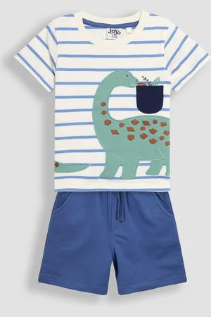 JoJo Maman Bébé 2-Piece Appliqué T-Shirt & Short Set8086 cm