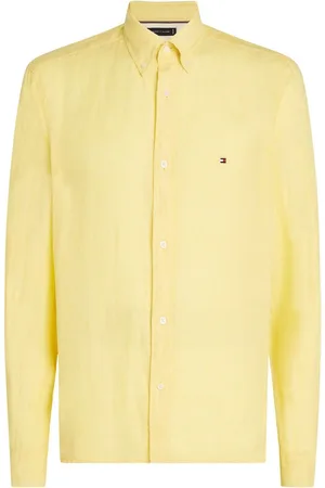 Tommy Hilfiger Regular Fit Essential Stripe 100% Linen ShirtM