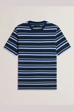 Ted Baker GoranoTextured Striped T-ShirtS