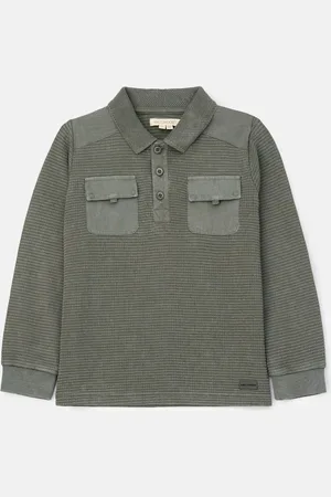 Angel & Rocket Finn Textured Long Sleeve Polo Shirt11