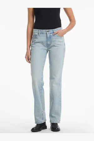 Guess Mid Rise Straight Leg Jeans44