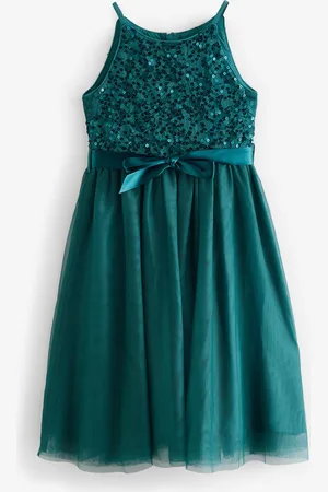 Monsoon Lacey Sequin Truth Dress4 lat (104 cm)