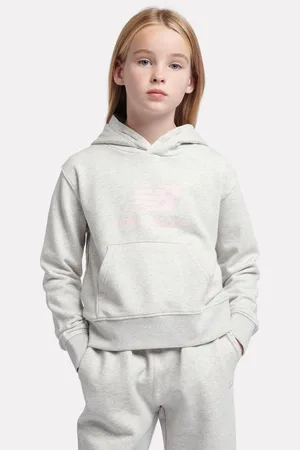 New Balance Kids French Terry Stacked Logo Hoodie122128 cm