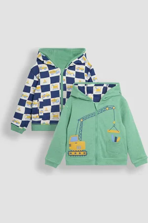JoJo Maman Bébé Appliqué Reversible Hoodie116122 cm