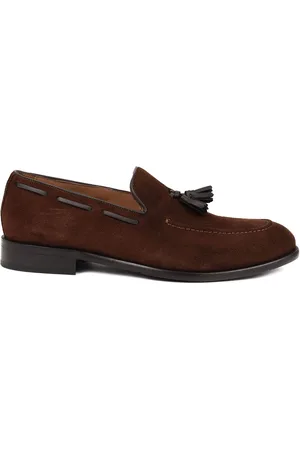 JONES BOOTMAKER Black Devon2 Leather LoafersEU 43 (UK 9)