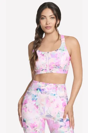 Skechers GoWalk Seascape Floral Zip Front BraS