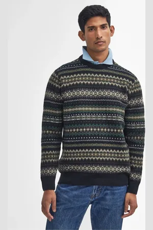 Barbour Case Crew Fairisle Pattern JumperXL