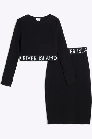 River Island Girls Ribbed Midi Skirt Set9