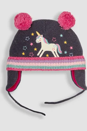 JoJo Maman Bébé Unicorn Applique Hat1