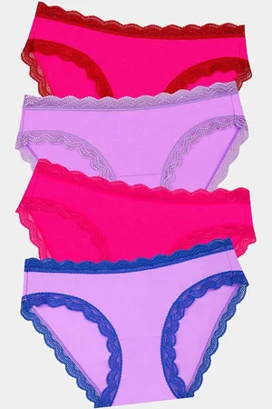 Stripe & Stare Original Knickers 4 PackL
