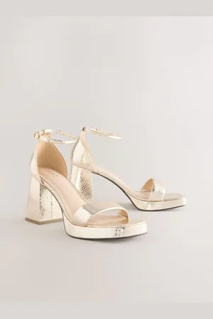 Next Forever Comfort Square Toe Platform Flare Heelseu40