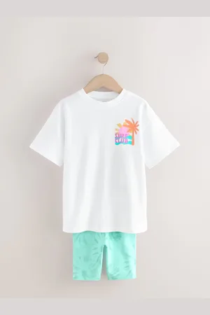 Next Oversized T-Shirt And Cycle Shorts Top & Shorts Set (3-16yrs)104110 cm