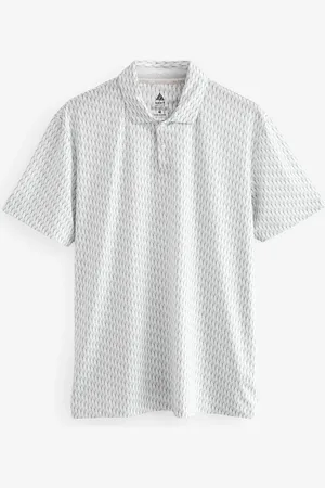 Next Active Print Golf Polo ShirtM