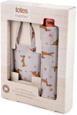 Totes Eco-Brella & Matching Bag in Bag Shopper SetJeden
