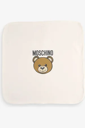 Moschino Logo Baby 100% Cotton BlanketJeden
