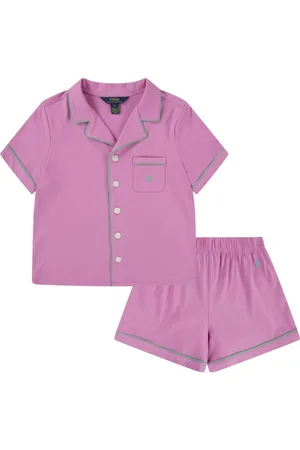 Ralph Lauren 100% Cotton Floral T-Shirt and Shorts Pyjamas Set128134 cm