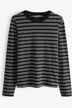 Next Essential Long Sleeve Crew Neck 100% Cotton T-ShirtS