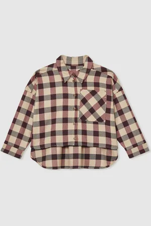 Reiss Elif Oversized Woven Check Shirt7