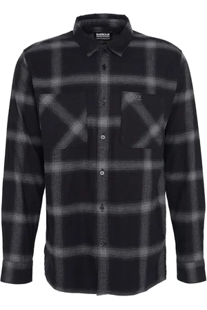 Barbour Fenton Check Oxford Black 100% Cotton ShirtXL