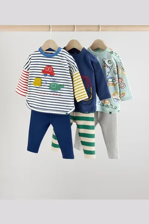 Next 6-częściowy komplet dziecięcy: koszulka i legginsyDo 3 miesięcy (62 cm)
