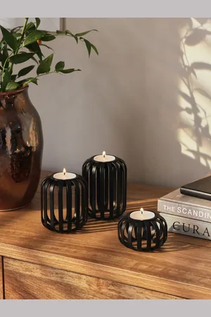 Next Set of 3 Wire Tea Light Candle HoldersJeden