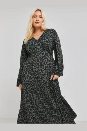 Simply Be Supersoft Printed Midi Dress40